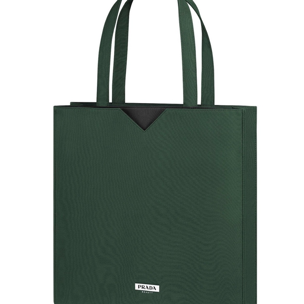 Prada Forest Green Tote Bag